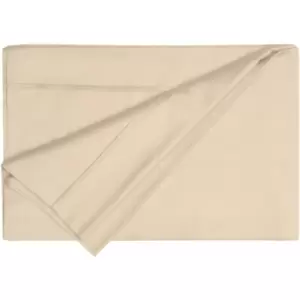 Image of Belledorm - 200 Thread Count Egyptian Cotton Flat Sheet (Double) (Papyrus) - Papyrus
