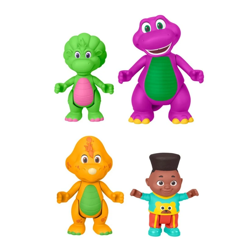 Image of Barney's World Hey Friends Pack With 4 Figures Multicolor Unisex