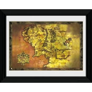 Image of Lord Of The Rings Middle Earth Framed Photographic Print