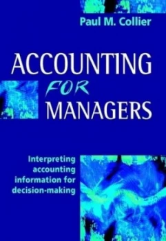 Image of Accounting for Managers by Paul C Collier Paperback