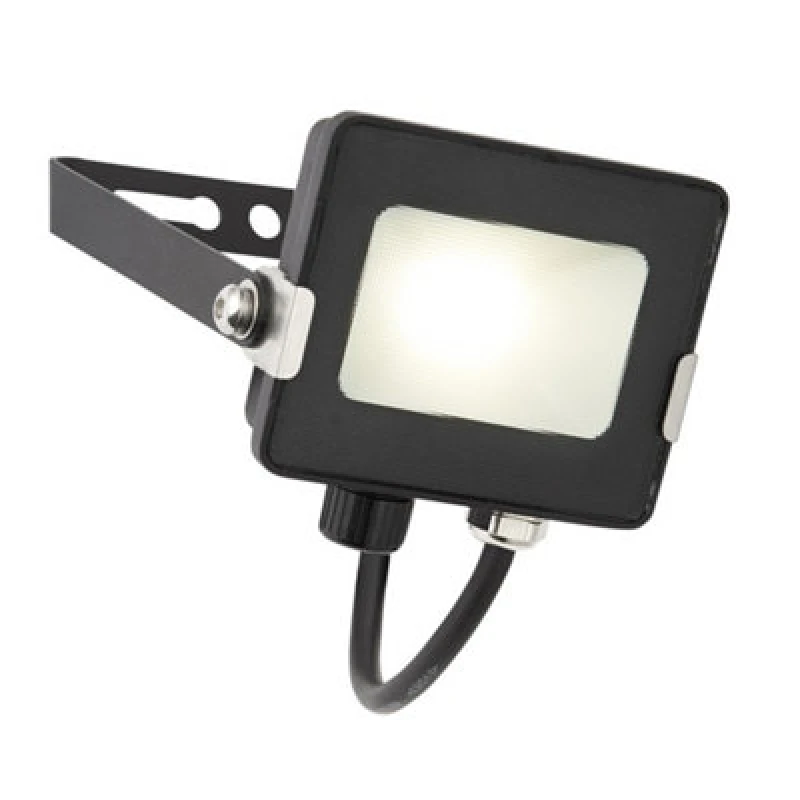 Image of Netlighting Salde Outdoor Wall Flood Light 10W IP65 10W Matt Black Paint Black