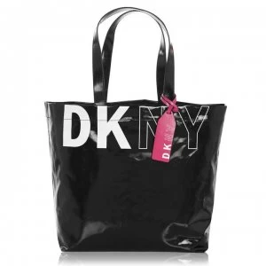 Image of DKNY Pvc Tote Bag - Black/White BLW