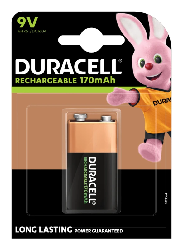 Image of Duracell Ultra 9V Rechargeable battery