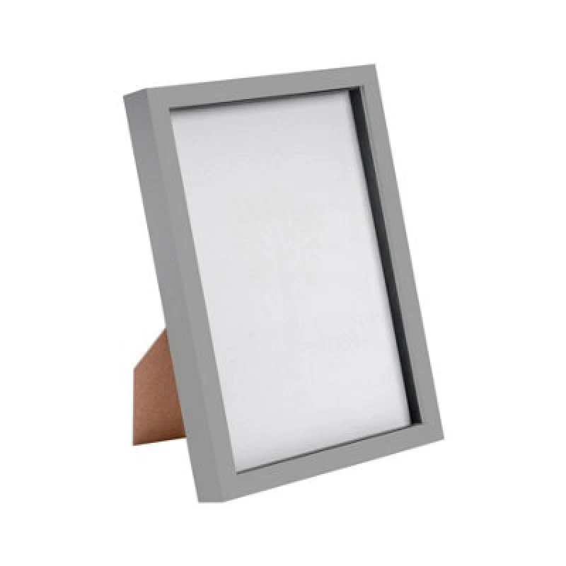 Image of Nicola Spring 3D Box Photo Frame - A4 (8" X 12") - Grey
