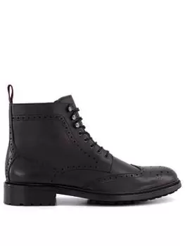 Image of Dune London Colonel's Boot - Black, Size 9, Men