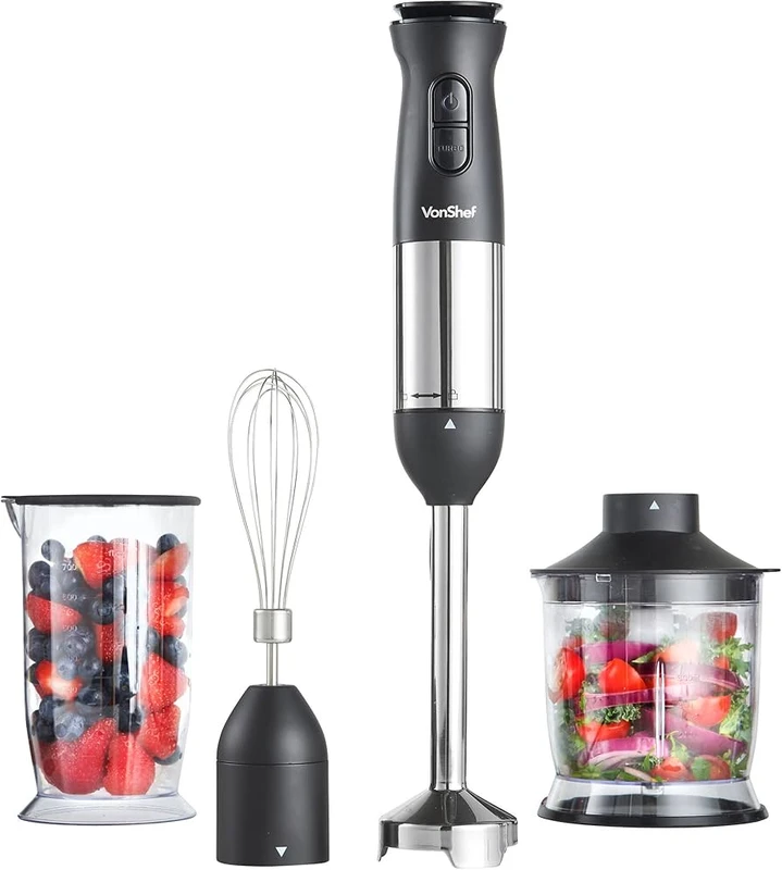 Image of VonShef 2000055 1800W 3 In 1 Hand Blender