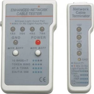 Image of Intellinet 351898 Network tester Compatible with: CAT 3, CAT 4, CAT 5, CAT 5e, CAT 6, CAT 6A