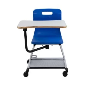 Image of TC Office Titan Teach Chair with Writing Tablet, Blue