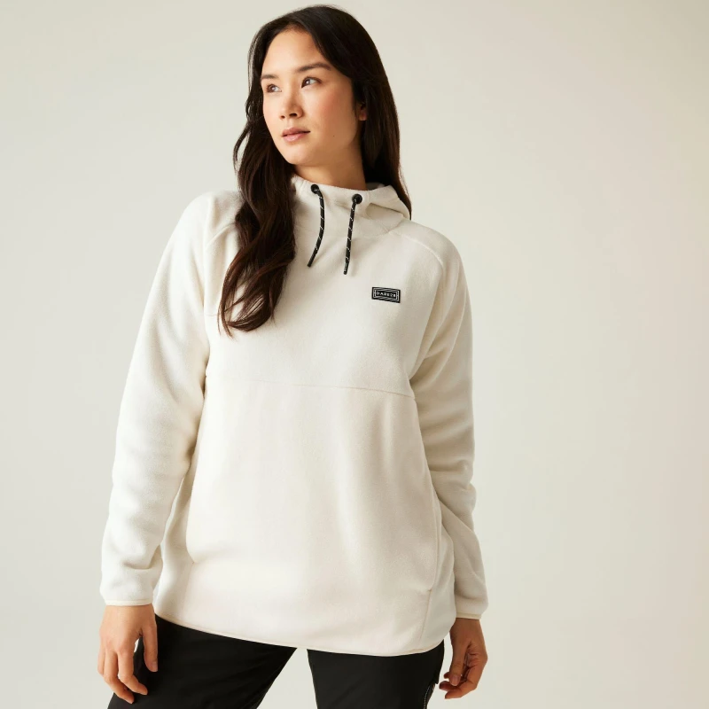 Image of Womens hooded fleece Dare 2B Snowburst Blanc Female 34