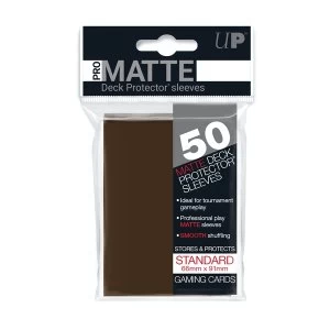 Image of Ultra Pro Standard Deck Protectors (50 Sleeves) - Brown