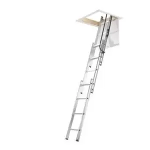 Image of Werner 3 Section 12 Tread Loft Ladder Kit