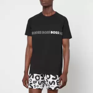 Image of BOSS Swimwear Slim-Fit Cotton T-Shirt - M