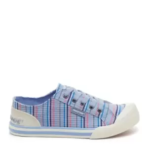Image of Rocket Dog Jazzin Periwinkle Stripe Trainers