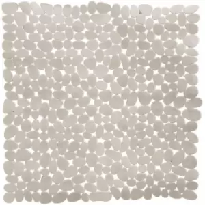 Image of Premier Housewares Solid Grey Square Bath Mat