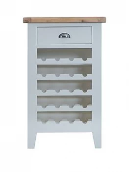 Image of Robert Dyas Madera Ready Assembled Wooden Wine Cabinet