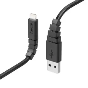 Image of Hama "Extreme" Charging/Data Cable, Lightning, 1.5 m, black