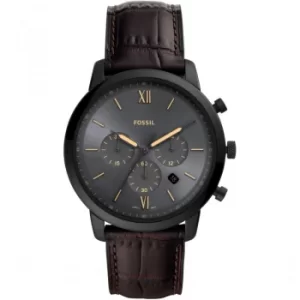 Image of Fossil Neutra Chrono Brown Leather Watch