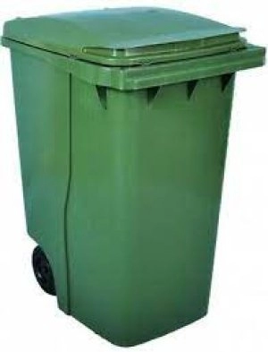 Image of Confidential Waste Wheelie Bin 360 Litre Green 377917