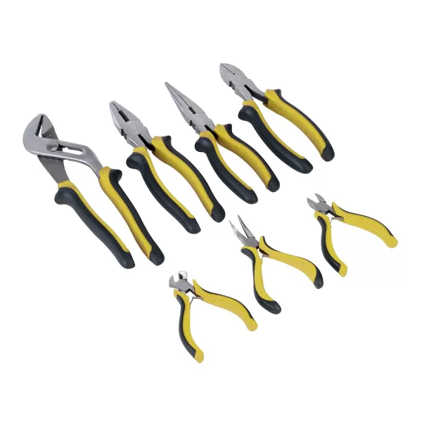 Image of Genuine SEALEY S0757 Comfort Grip Pliers Set 7pc