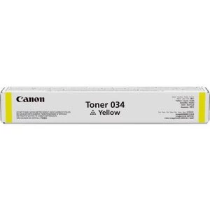 Image of Canon 034 Yellow Laser Toner Ink Cartridge