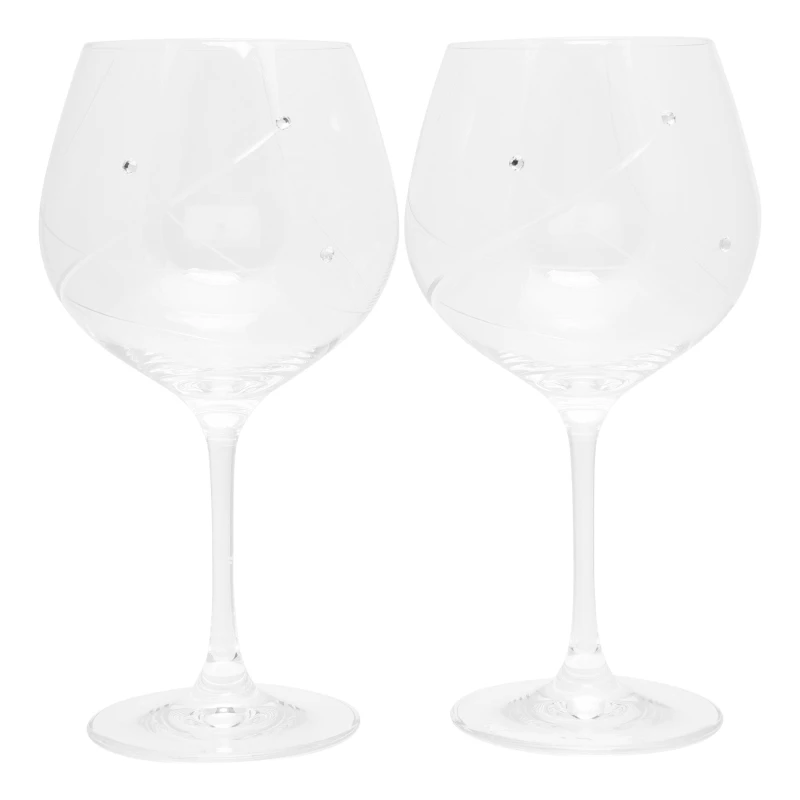 Image of Linea Angelina Gin Glasses Set of 2 - Clear Clear One Size