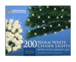 Image of Warm White Chaser Lights with Ultra Bright LED 200 Bulb