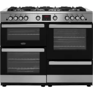 Image of Belling CookcentreX110G 110cm Gas Range Cooker - Black - A/A Rated