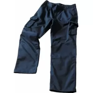 Image of 82C52 Pasadena Mens Navy 36R Trousers - Navy Blue - Mascot