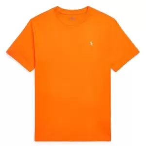 Image of Polo Ralph Lauren Boy's Short Sleeve Logo T Shirt - Orange