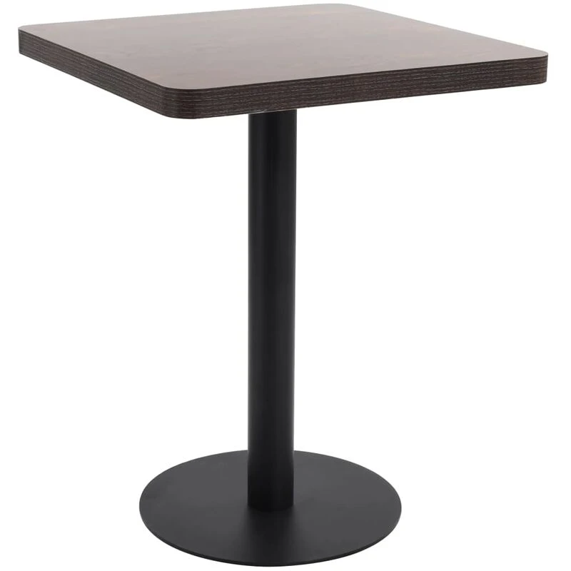 Image of VIDAXL Bistro Table Dark Brown 60X60cm mdf Vidaxl 286431