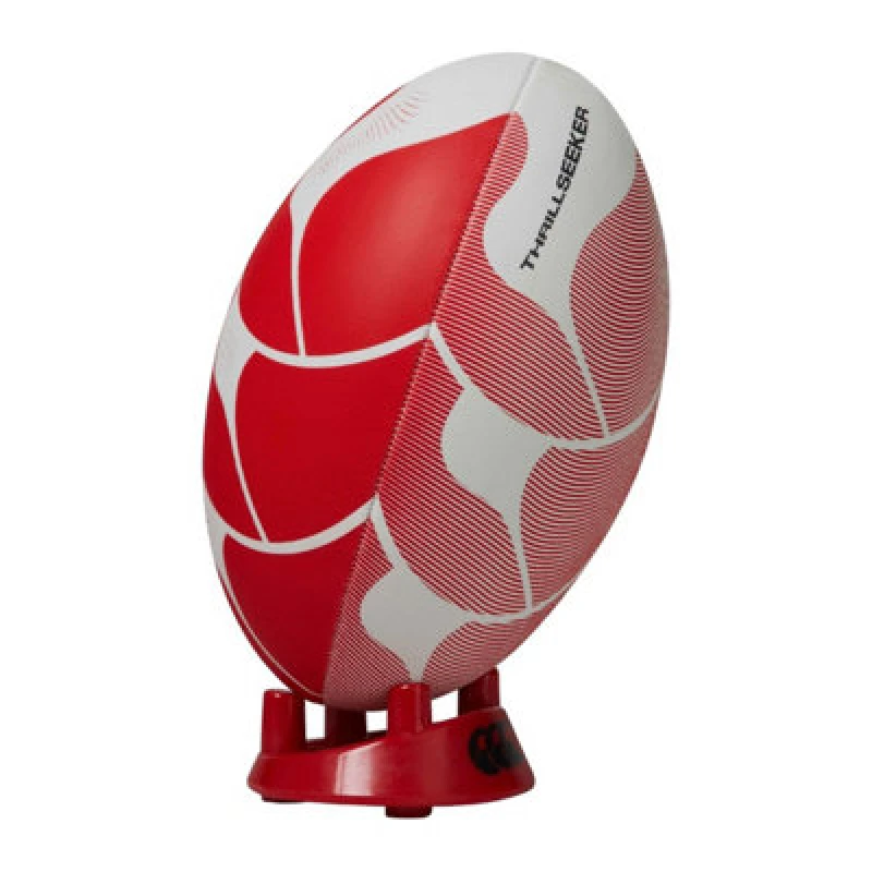 Image of Canterbury Thrillseeker Rugby Ball White/red (5)