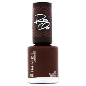 Image of Rimmel 60 Secs Rita SOB Nail Polish 901 Black Red