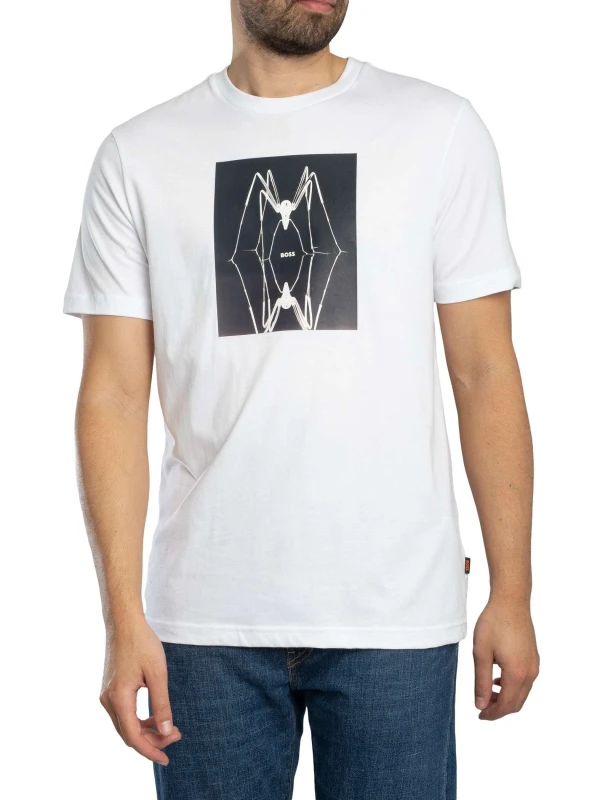 Image of Boss Creature Graphic T-Shirt White M