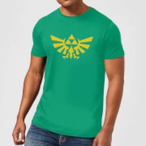 Image of Nintendo The Legend Of Zelda Hyrule Mens T-Shirt - Green - XL