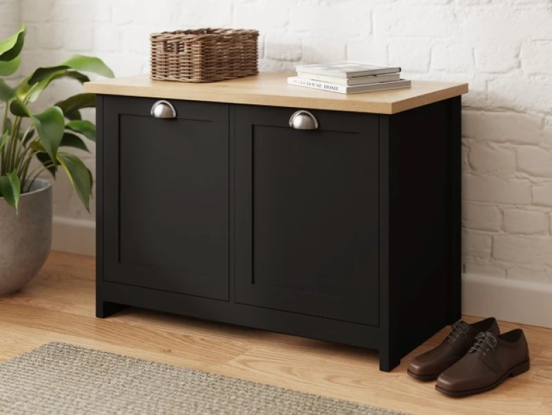 Image of GFW Lancaster Shoe Storage Black