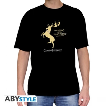 Image of Game Of Thrones - Baratheon* Mens Medium T-Shirt - Black