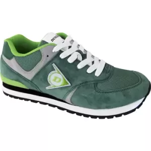Image of DUNLOP FLYING WING work shoes, green, 1 pair, size 44