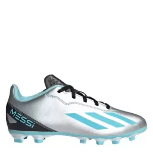Image of adidas X.4 Childrens Firm Ground Football Boots - Silver