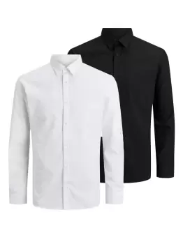 Image of JACK & JONES 2-pack Shirt Men Black
