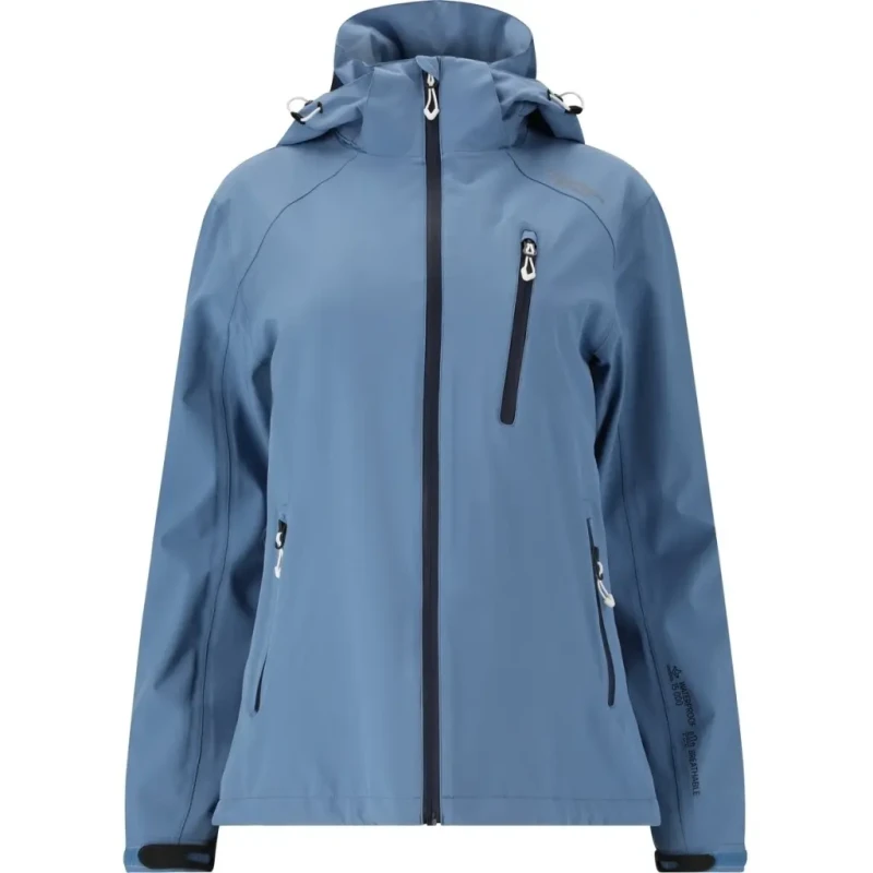 Image of Weather Report Womens waterproof jacket Weather Report Camelia Bleu Female 42