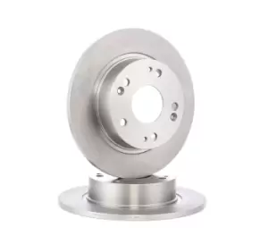 Image of RIDEX Brake disc Solid 82B0279 Brake rotor,Brake discs HONDA,Accord VII Limousine (CL, CN),Accord VII Tourer (CM, CN)