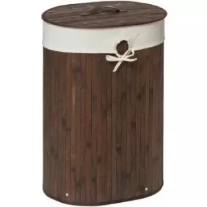 Image of Premier Housewares - KankyoDark Brown Oval Laundry Hamper