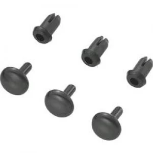 Image of Expanding rivet Hole 3mm Black KSS SRR 355K