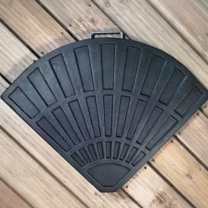 Image of 14Kg Black/Green Resin Cantilever Banana Garden Patio Parasol Base