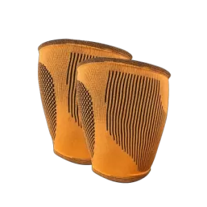 Image of Pair of Thigh Compression Support Sleeves For Hamstring & Leg Pain Recovery