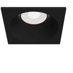 Image of Maytoni Lighting - Zoom Recessed Square Downlight Black, 1 Light IP65, GU10