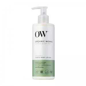 Image of Organic Works Bergamot Hand & Body Lotion 300ml