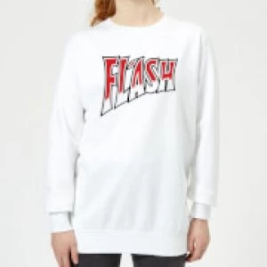 Image of Queen Flash Womens Sweatshirt - White - S