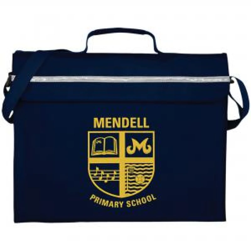 Image of Primo Printed Book Bag Navy