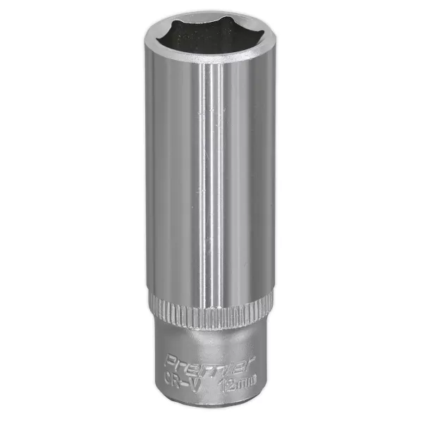 Image of Genuine SEALEY S1412D WallDrive® Socket 12mm Deep 1/4Sq Drive
